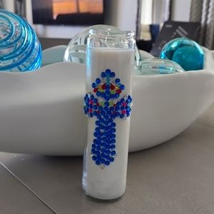 Decorative prayer candle